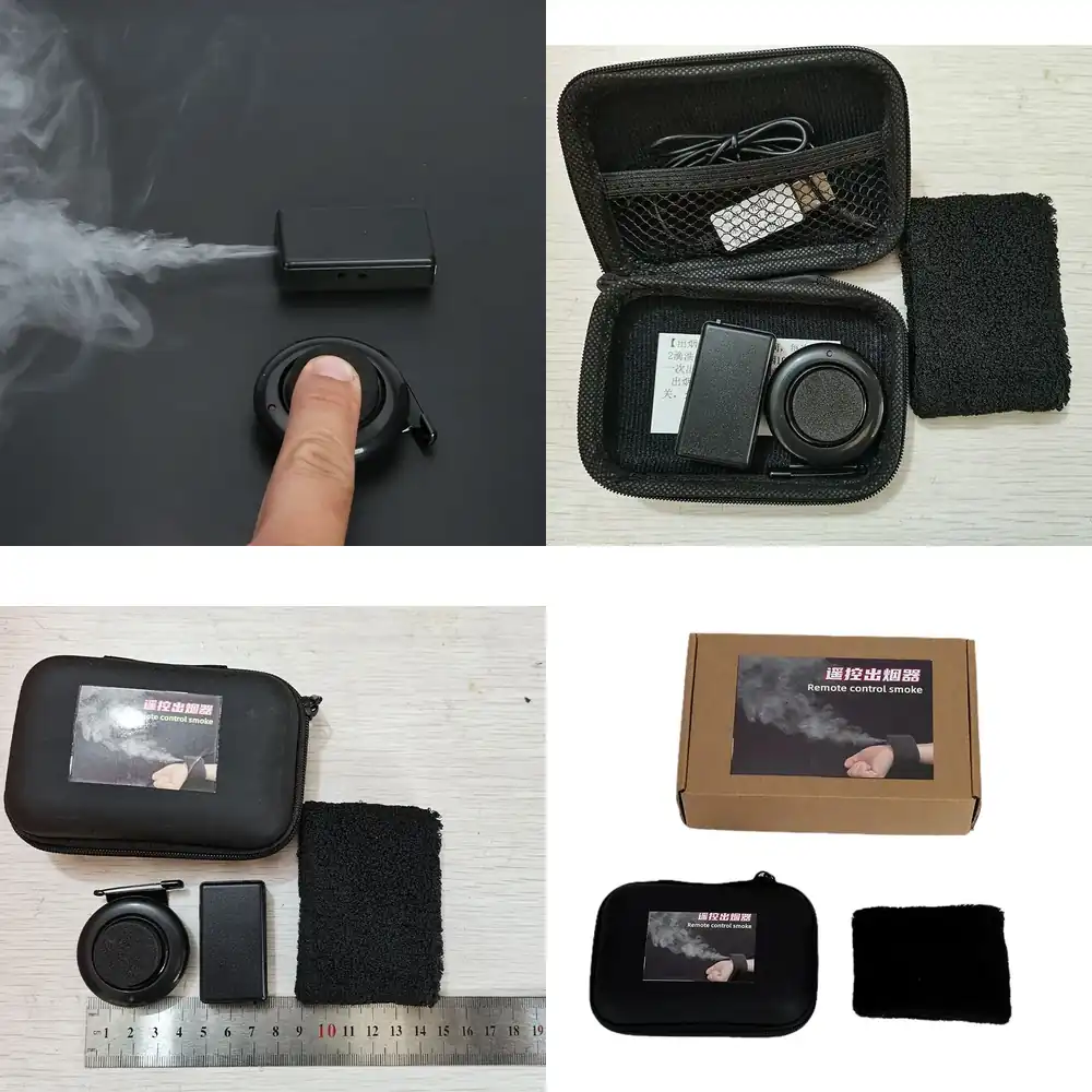 Magic Tricks - WAP01 リモコンミニアームコントロールスモークデバイス充電式マジックトリックフラッシュマジシャンステージクローズアップストリートマジック小道具