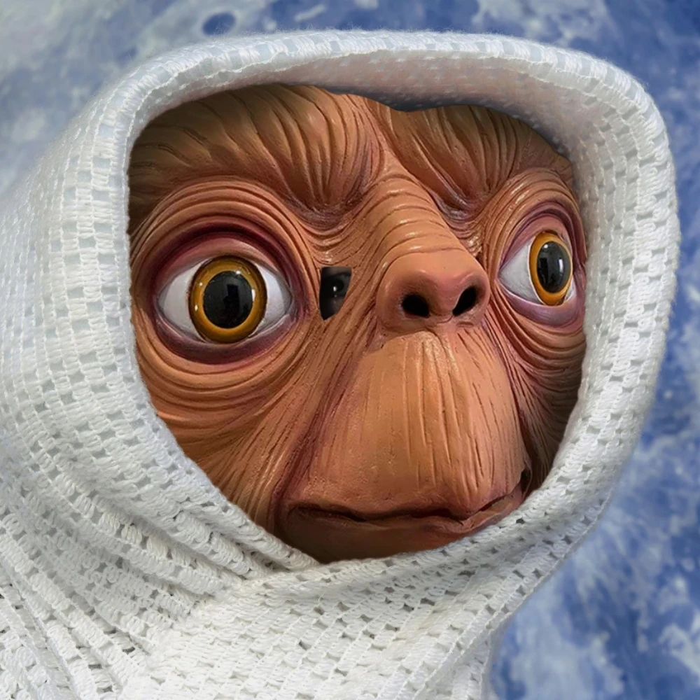 Latex Alien Mask Realistic - リアルな ET エイリアン ラテックス マスク ハロウィン