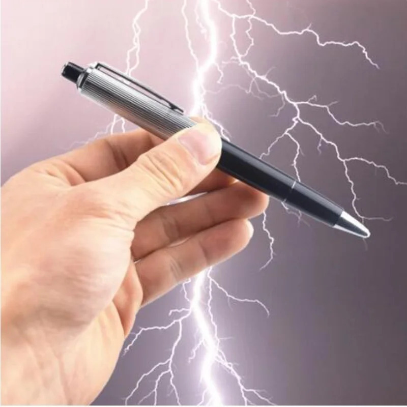 Shock Pen Prank Toy - クリエイティブな電気ショックペンおもちゃ、面白いギャグジョークいたずらトリック、斬新なユーティリティガジェット、ポータブルで楽しいいたずら玩具（大人向け）