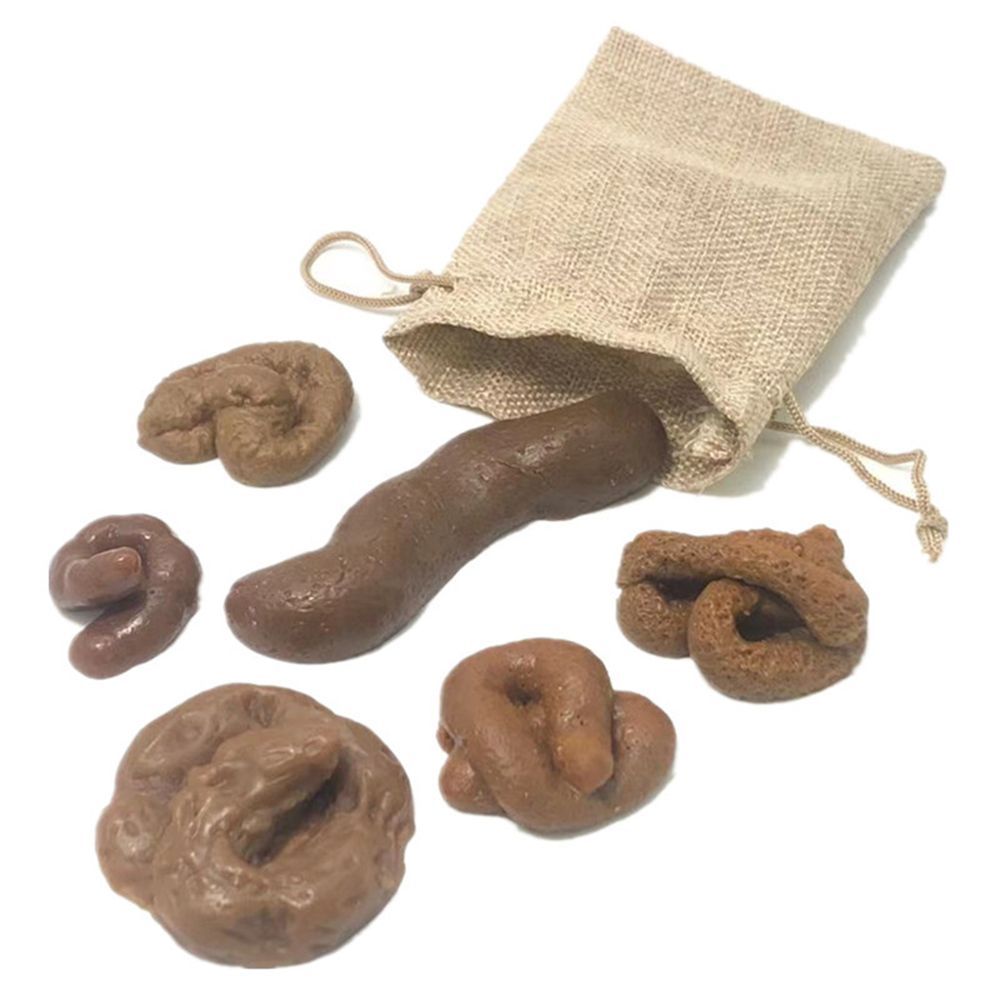 Fake Poop Gag Gift - 6個入り タードトリッキー フールズデー ストレス解消 フェイクうんち 面白いいたずら
