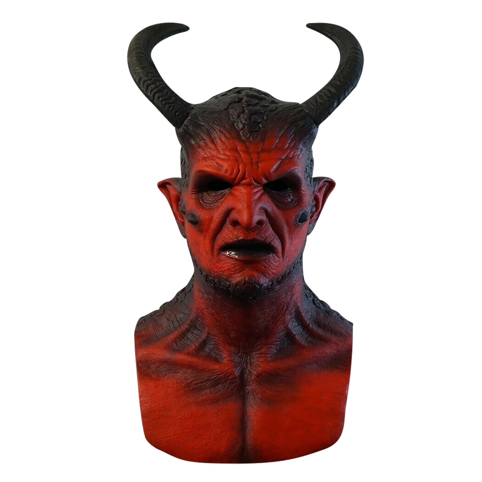 Prank Toys - 大人のための悪魔のようなラテックスマスク,現実的ないたずら,不気味なおもちゃ,ハロウィーンの装飾,ハロウィーンのコスプレアクセサリー