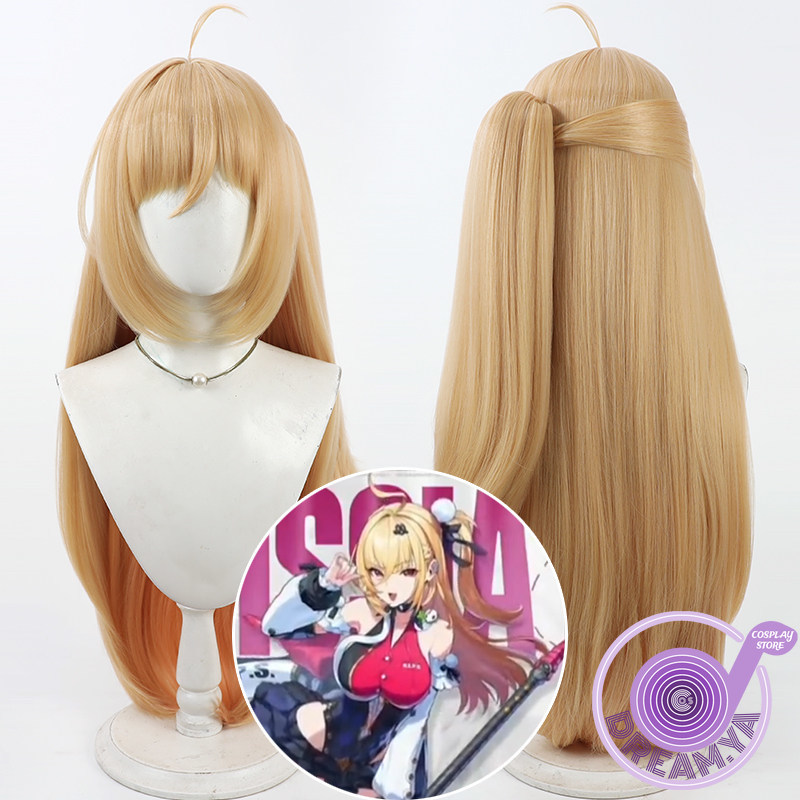 Anime Cosplay Wig Heat Resistant - Cissia コスプレウィッグ Zenless Zone Zero ピグテールロング耐熱人工毛ハロウィンパーティーロールプレイカーニバル