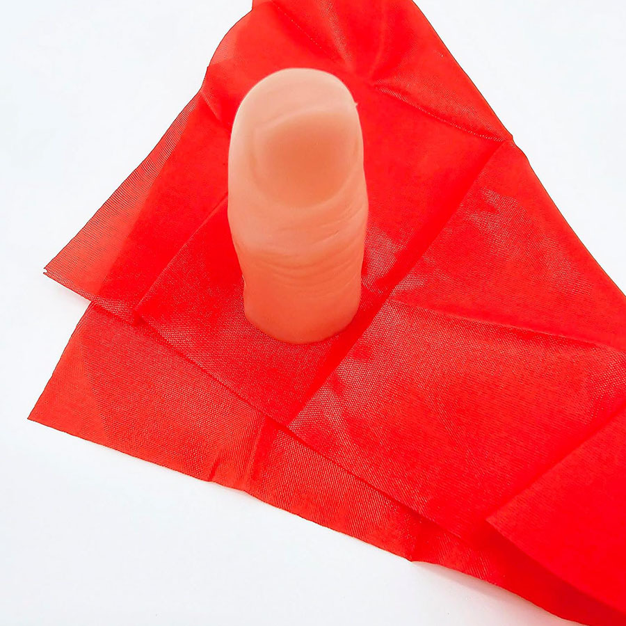 Thumb Tip Magic Trick Set - スカーフバニッシュマジックサムチップフィンガースリーブセットクローズアップイリュージョン小道具パフォーマー用マジックトリックゲーム学びやすいステージJXB