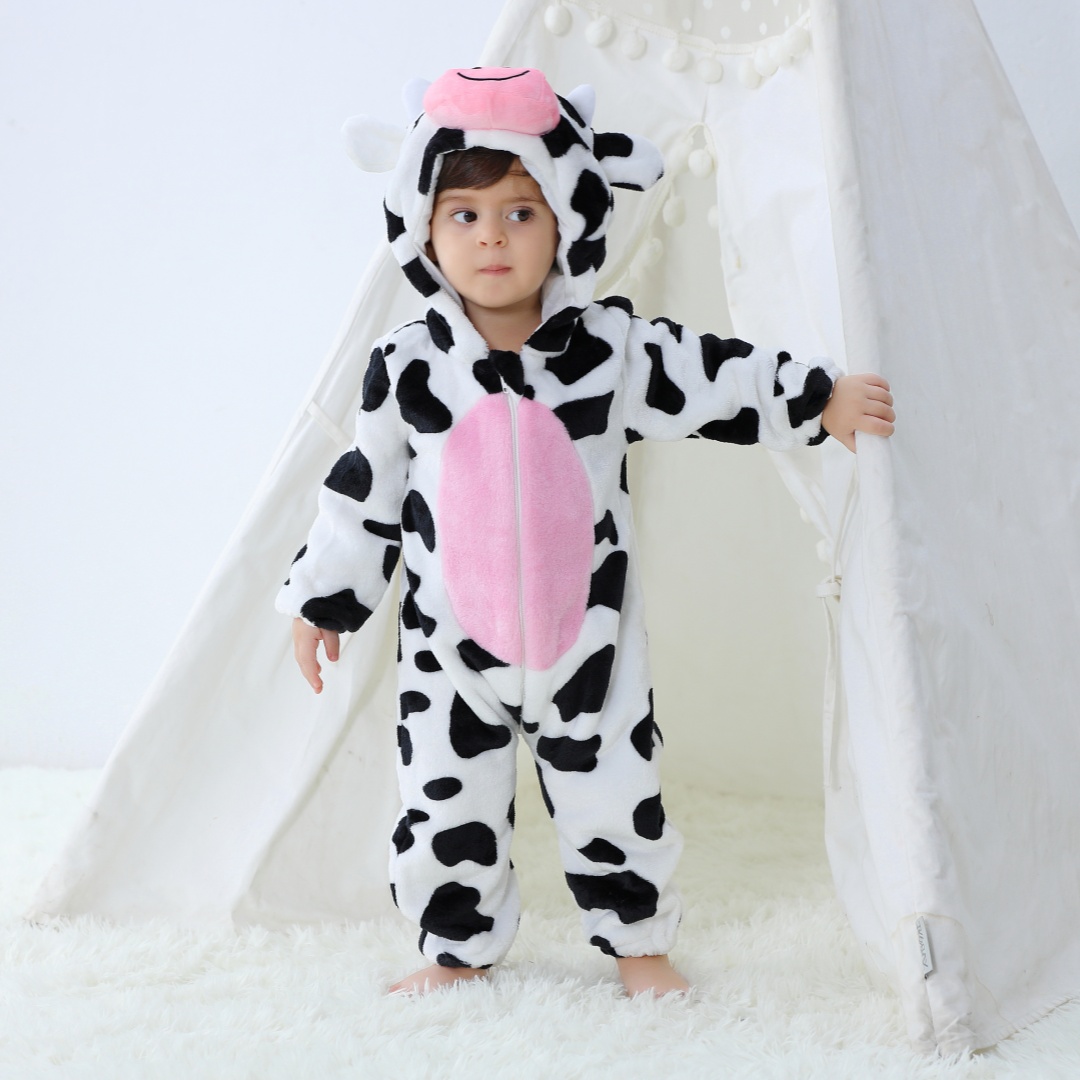 Spiderman Jumpsuit Kids - 新生児ロンパース着ぐるみ冬動物カバーオール子供ジャンプスーツパジャマ赤ちゃん牛コスチュームクリスマスハロウィンパーティー用