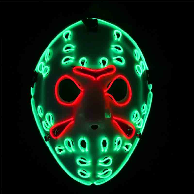 Led Purge Mask Halloween - 2023 ライトアップパージマスク LED マスク怖いハロウィンマスクコスチューム子供大人男性女性ハロウィンフェスティバル