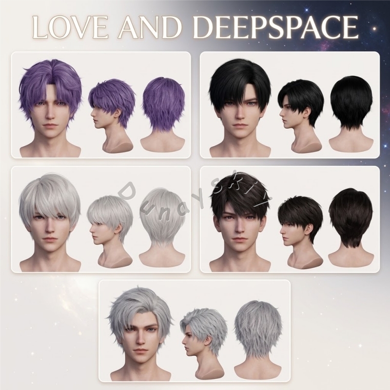 Anime Cosplay Wig Heat Resistant - ラブ・アンド・ディープスペース コスプレウィッグ ​ ​ ザビエール ​