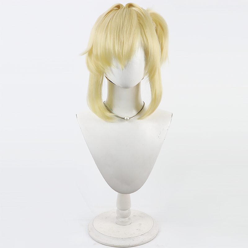 Grave コスプレウィッグ ニッケ 勝利の女神 イエロー  - Anime Cosplay Wig Heat Resistant のレビューと価格