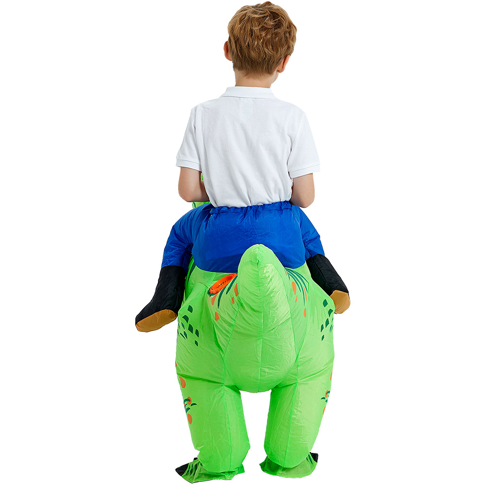 子供/大人用恐竜インフレータブル衣装アニメ乗馬ロールプレイン - Inflatable Dinosaur Costume Adult のレビューと価格