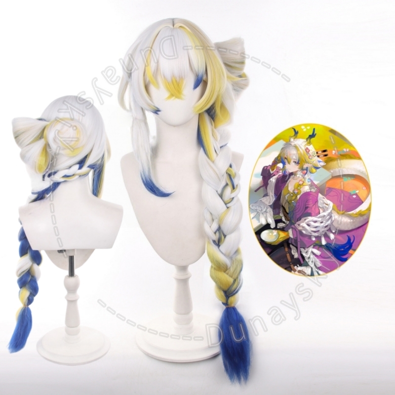 アークナイツ シュウ 旧正月限定版 ロングレースフロントブレ - Anime Cosplay Wig Heat Resistant のレビューと価格