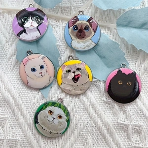 10 個漫画動物猫エナメルジュエリー作りかわいいぶら下げイヤ - Party Supplies のレビューと価格