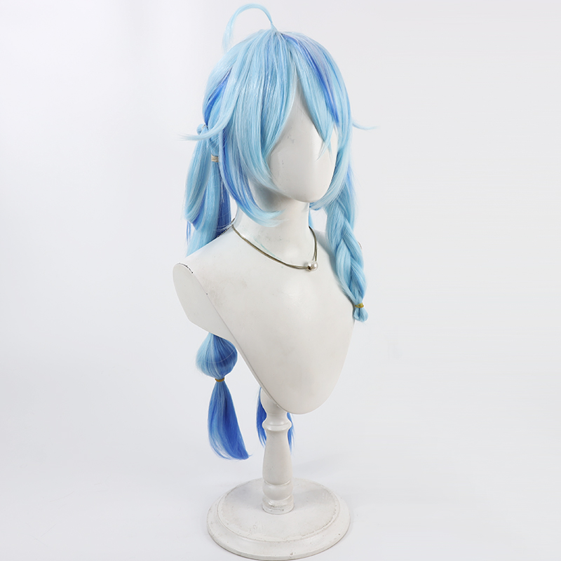 雪花ラミコスプレウィッグVtuberブルーロング耐熱合成毛ロ - Anime Cosplay Wig Heat Resistant のレビューと価格