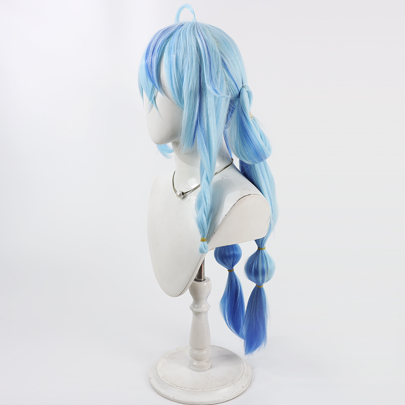 雪花ラミコスプレウィッグVtuberブルーロング耐熱合成毛ロ - Anime Cosplay Wig Heat Resistant のレビューと価格