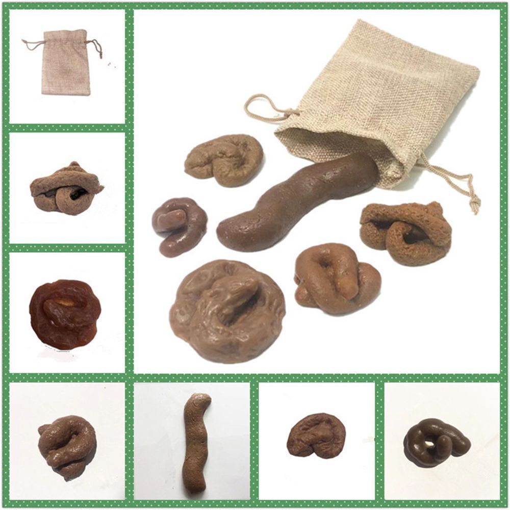 6個入り おもしろいたずらグッズ スクイッシュ アンチストレ - Fake Poop Gag Gift のレビューと価格