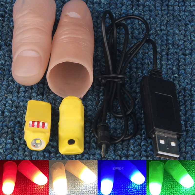 プロフェッショナルライトペアセット (レッド/4 色) 手品 - Thumb Tip Magic Trick Set のレビューと価格