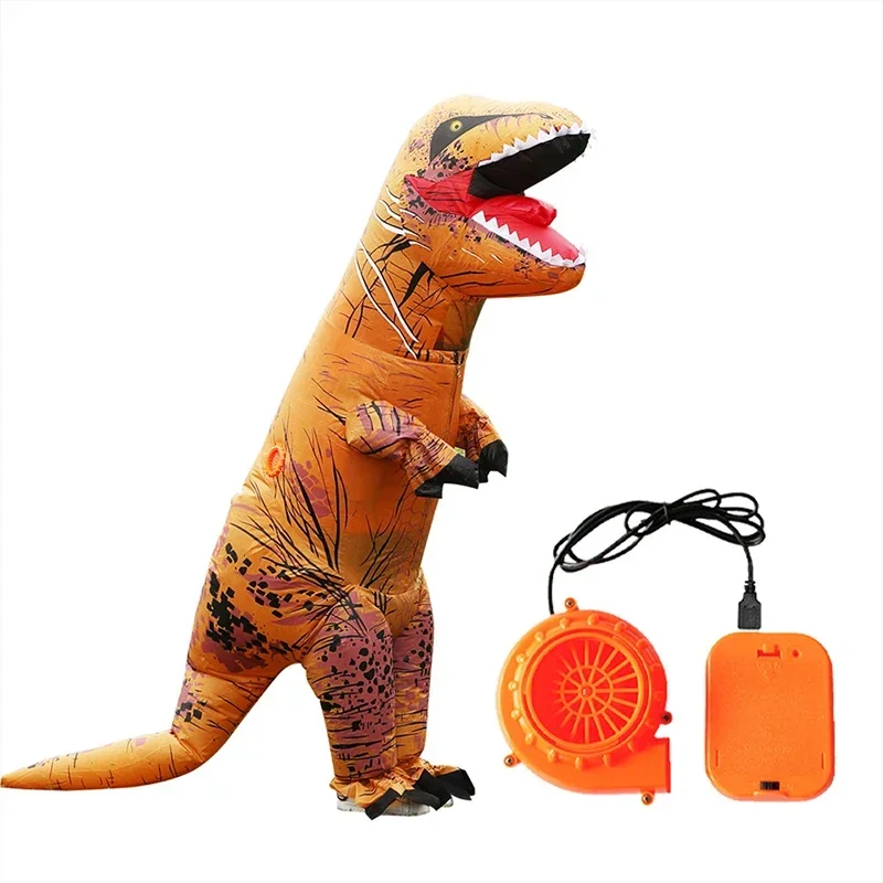 ティラノサウルスレックスインフレータブル衣装マスコットアニメ - Inflatable Dinosaur Costume Adult のレビューと価格