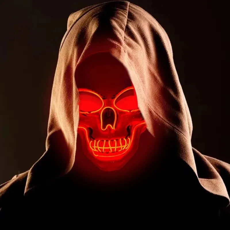 ハロウィン大人用浄化マスク LED光るスカルテロマスク コー - Led Purge Mask Halloween のレビューと価格