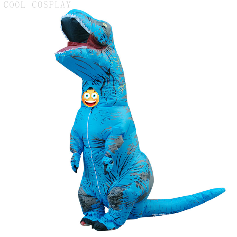 ハロウィン大人用 T-レックス恐竜インフレータブルコスチュー - Inflatable Dinosaur Costume Adult のレビューと価格