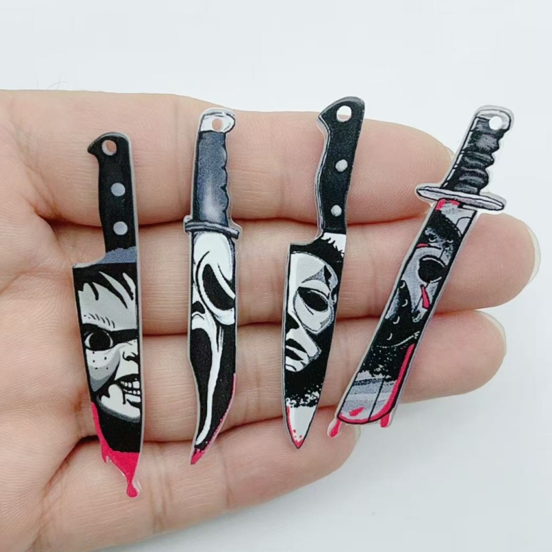 アクリル製ジュエリー10個 ハロウィンペンダント DIYイヤ - Party Supplies のレビューと価格