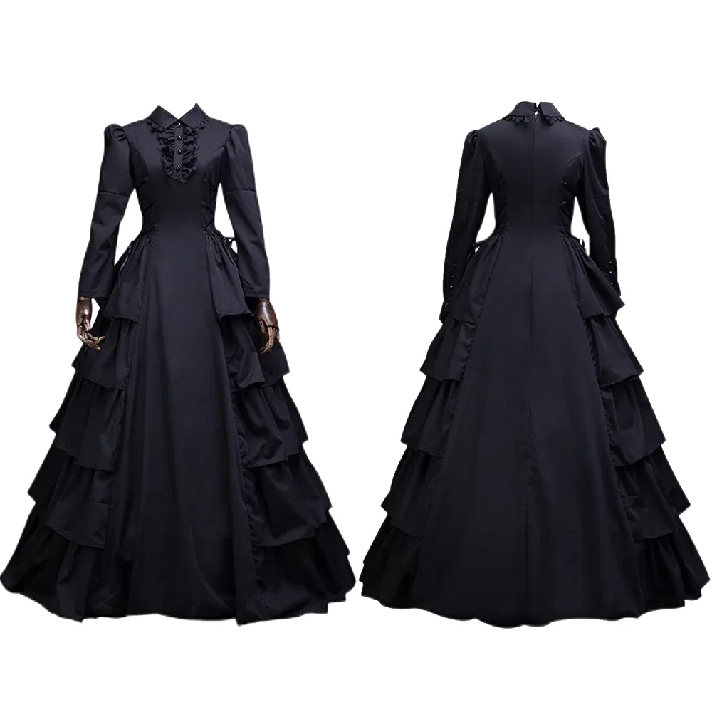 中世ビクトリア朝のレトロプリンセスコスプレ衣装女性用ハロウィ - Medieval Renaissance Dress Women のレビューと価格