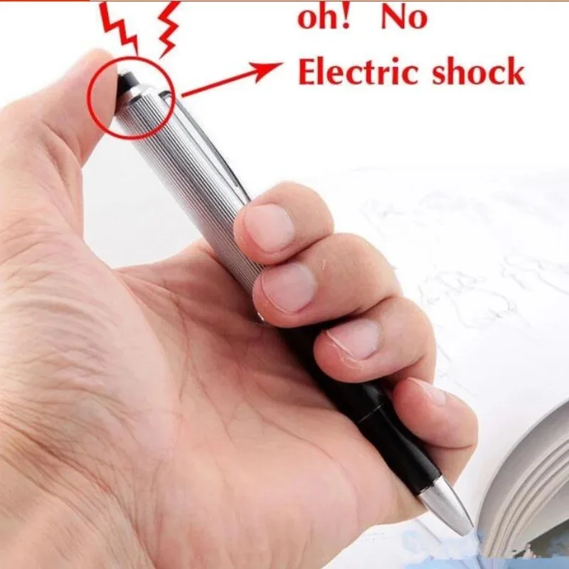1 個クリエイティブ電気ショックペンおもちゃユーティリティガ - Shock Pen Prank Toy のレビューと価格