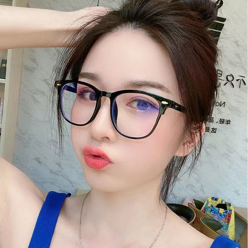 メガネ超軽量レトロ透明フレーム無地男性女性抗青色光メガネパー - Glow In The Dark Party Glasses のレビューと価格