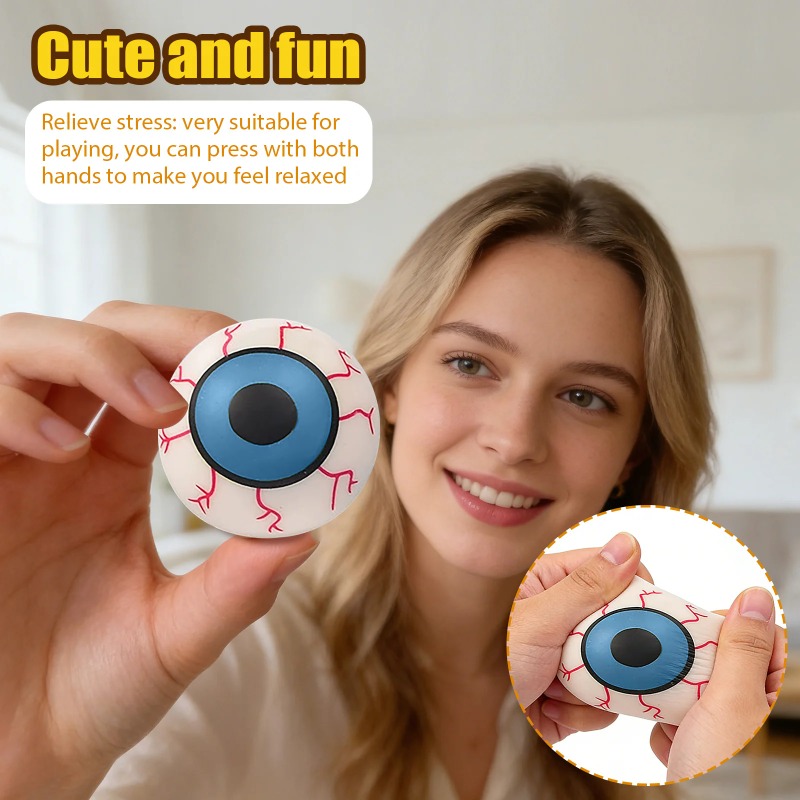 ホットセール 怖い目玉 ストレス解消 ノベルティ スクイーズ - Prank Toys のレビューと価格