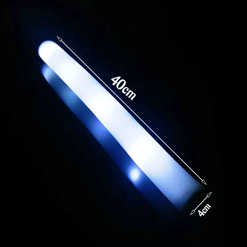 LEDフォームスティック,点滅効果,白色光,目新し,夜に輝く - Flashing Led Foam Sticks Party のレビューと価格