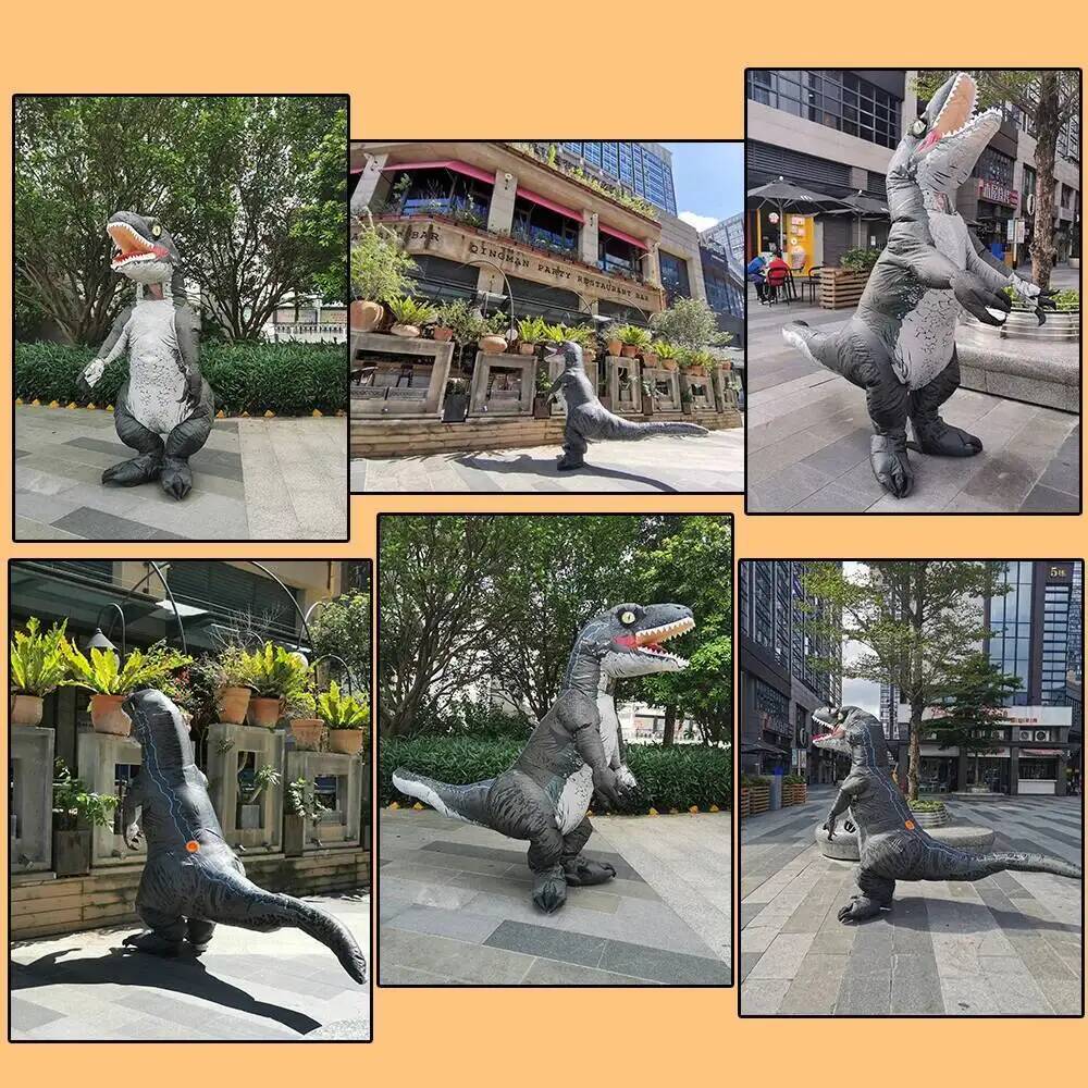 T-REX 大人用インフレータブルホットヴェロキラプトル恐竜 - Inflatable Dinosaur Costume Adult のレビューと価格