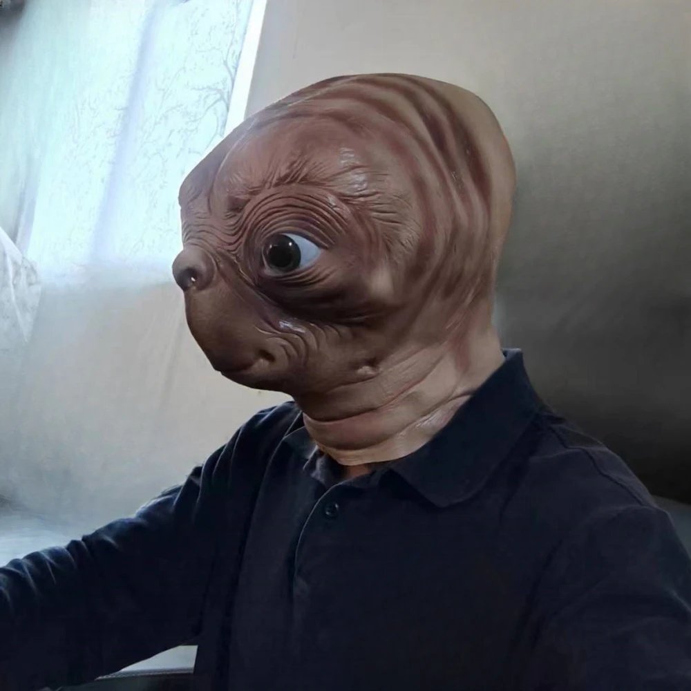 リアルな ET エイリアン ラテックス マスク ハロウィン  - Latex Alien Mask Realistic のレビューと価格