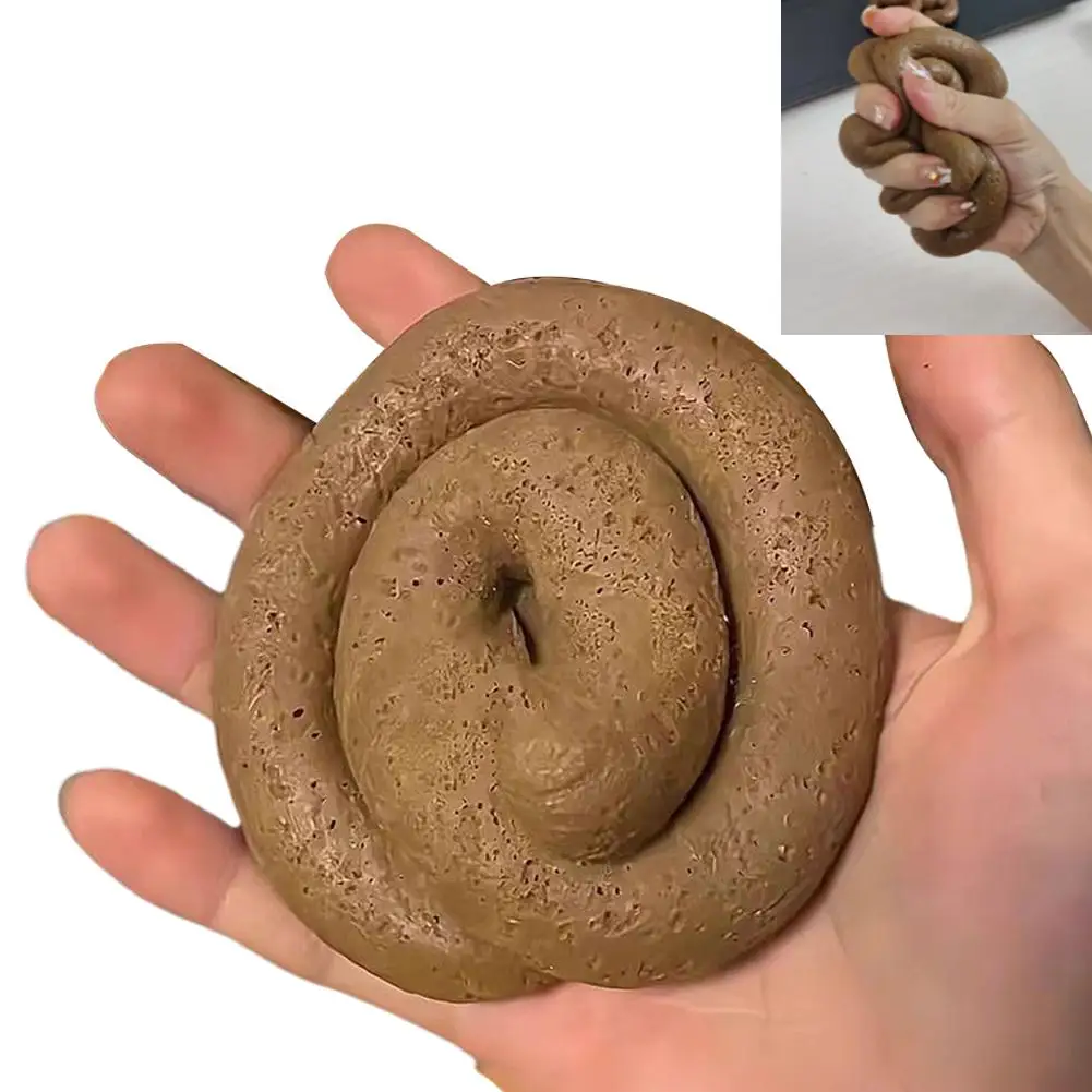 面白いいたずら用うんちスクイーズ玩具 - 巨大でリアルな偽う - Fake Poop Gag Gift のレビューと価格