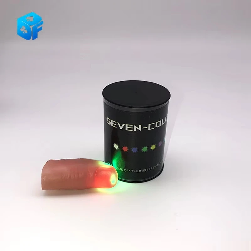 最高品質のプロフェッショナルライトペアセット 7 色スーパー - Thumb Tip Magic Trick Set のレビューと価格