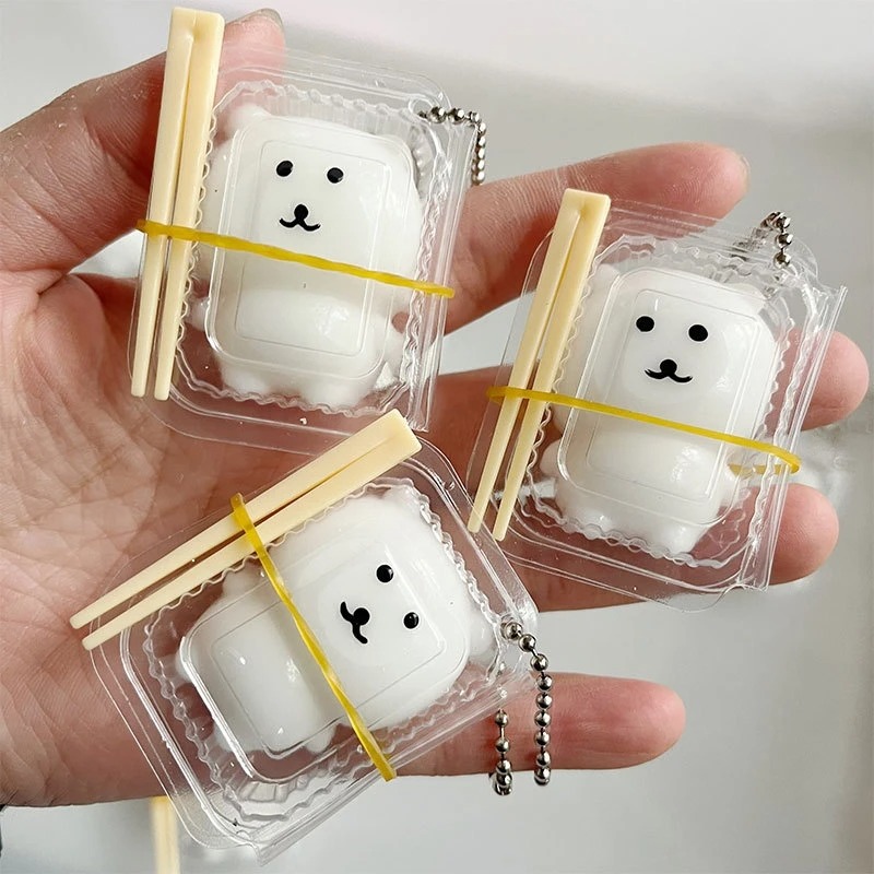 10PC ランチボックス スクイーズジョークベア かわいいス - Prank Toys のレビューと価格