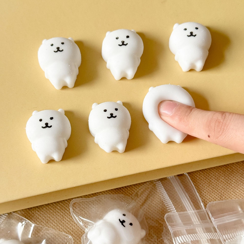 10PC ランチボックス スクイーズジョークベア かわいいス - Prank Toys のレビューと価格