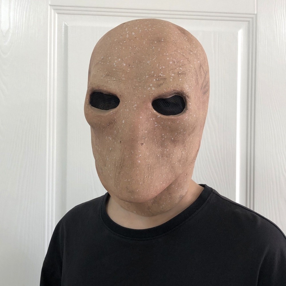 フェイスレスマン ハロウィン スレンダーマンマスク 非毒性  - Latex Alien Mask Realistic のレビューと価格