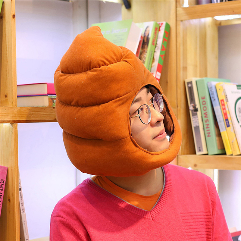 クリエイティブでキュートなうんち型ぬいぐるみ帽子、面白い偽う - Fake Poop Gag Gift のレビューと価格