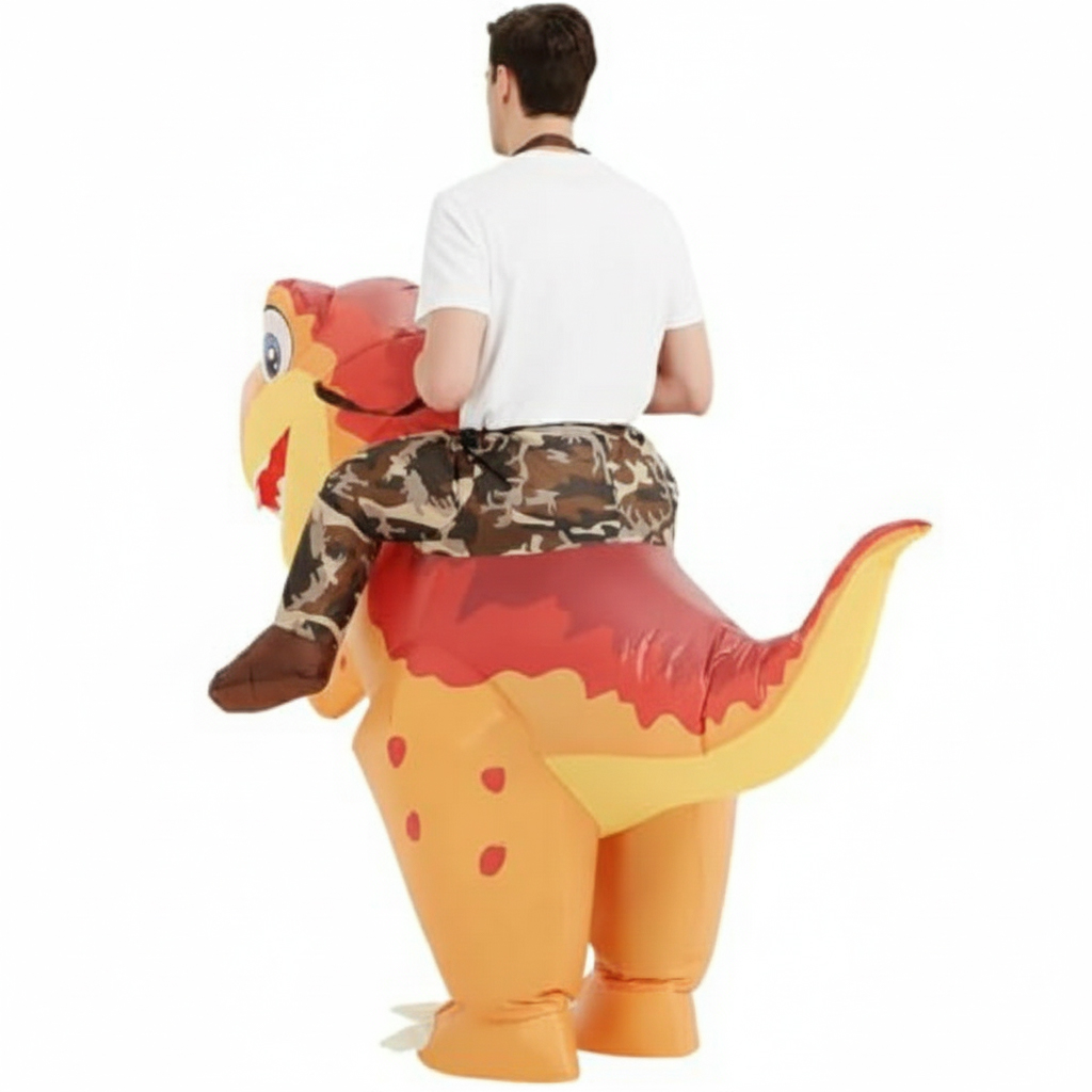 大人用インフレータブル恐竜ライディングティラノサウルスコスチ - Costumes のレビューと価格