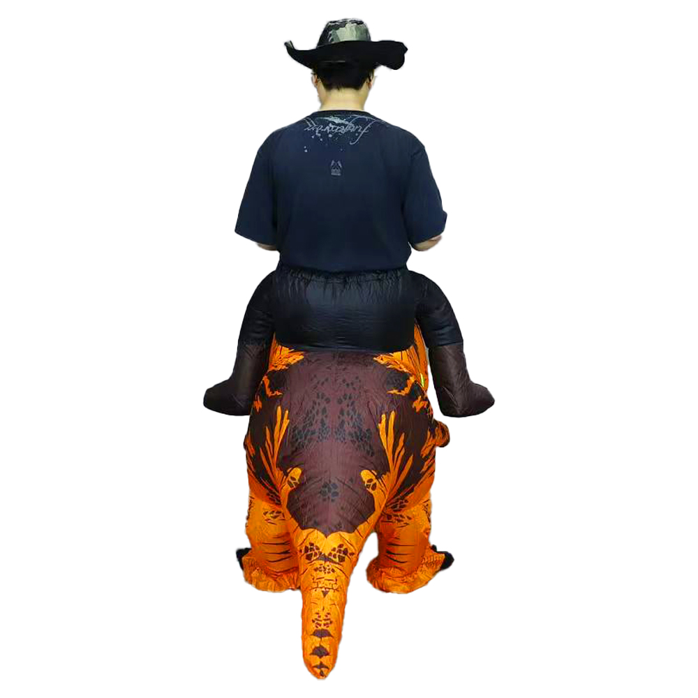 ライドコスチューム インフレータブル恐竜 T-レックス ハロ - Inflatable Dinosaur Costume Adult のレビューと価格