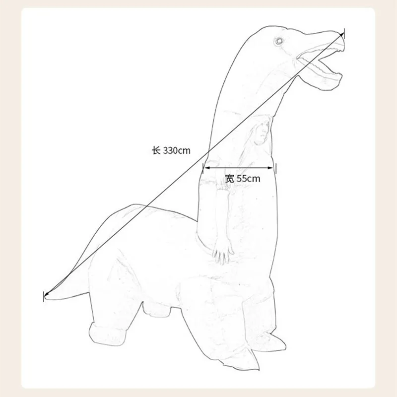 大人のための膨脹可能な恐竜の衣装,メルトブローのコスチューム - Inflatable Dinosaur Costume Adult のレビューと価格