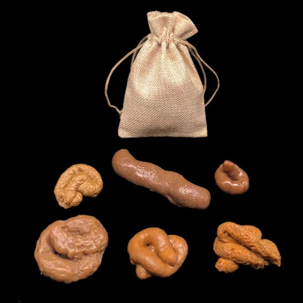 6 個ジョークガジェットスクイッシュ愚者の休日トリッキーおも - Fake Poop Gag Gift のレビューと価格