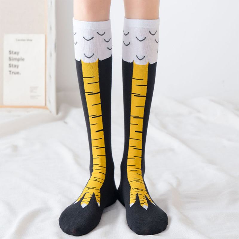 ユニセックス面白い靴下かわいい鶏の足ソフト弾性ノンスリップ靴 - Funny Chicken Leg Socks のレビューと価格