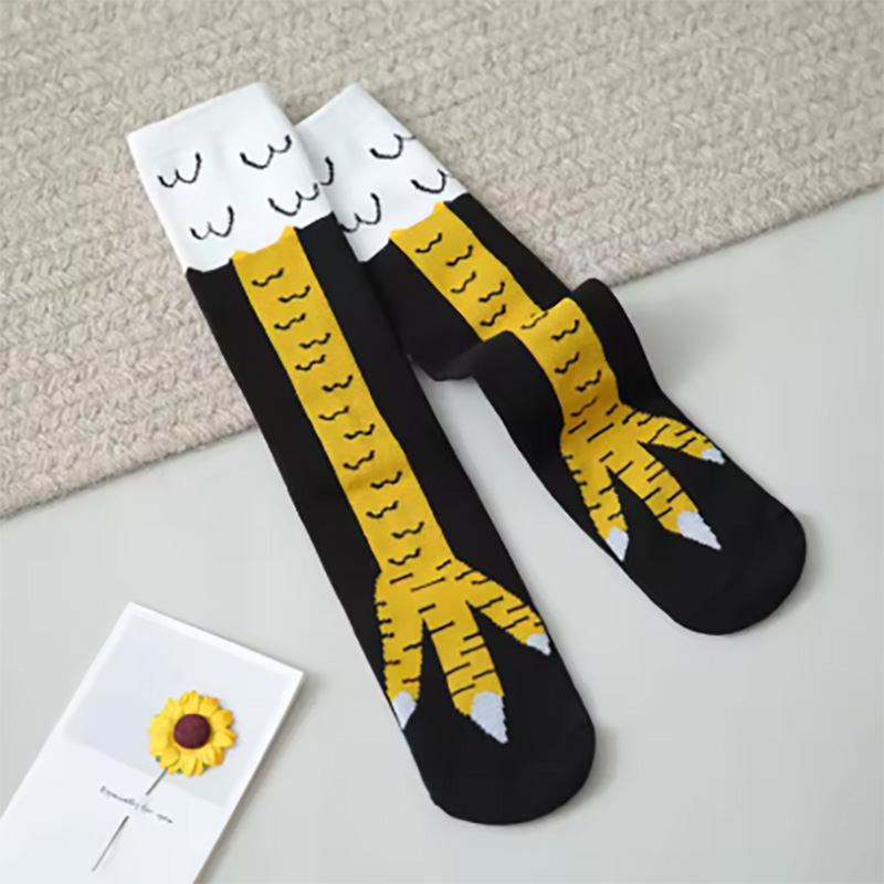 ユニセックス面白い靴下かわいい鶏の足ソフト弾性ノンスリップ靴 - Funny Chicken Leg Socks のレビューと価格