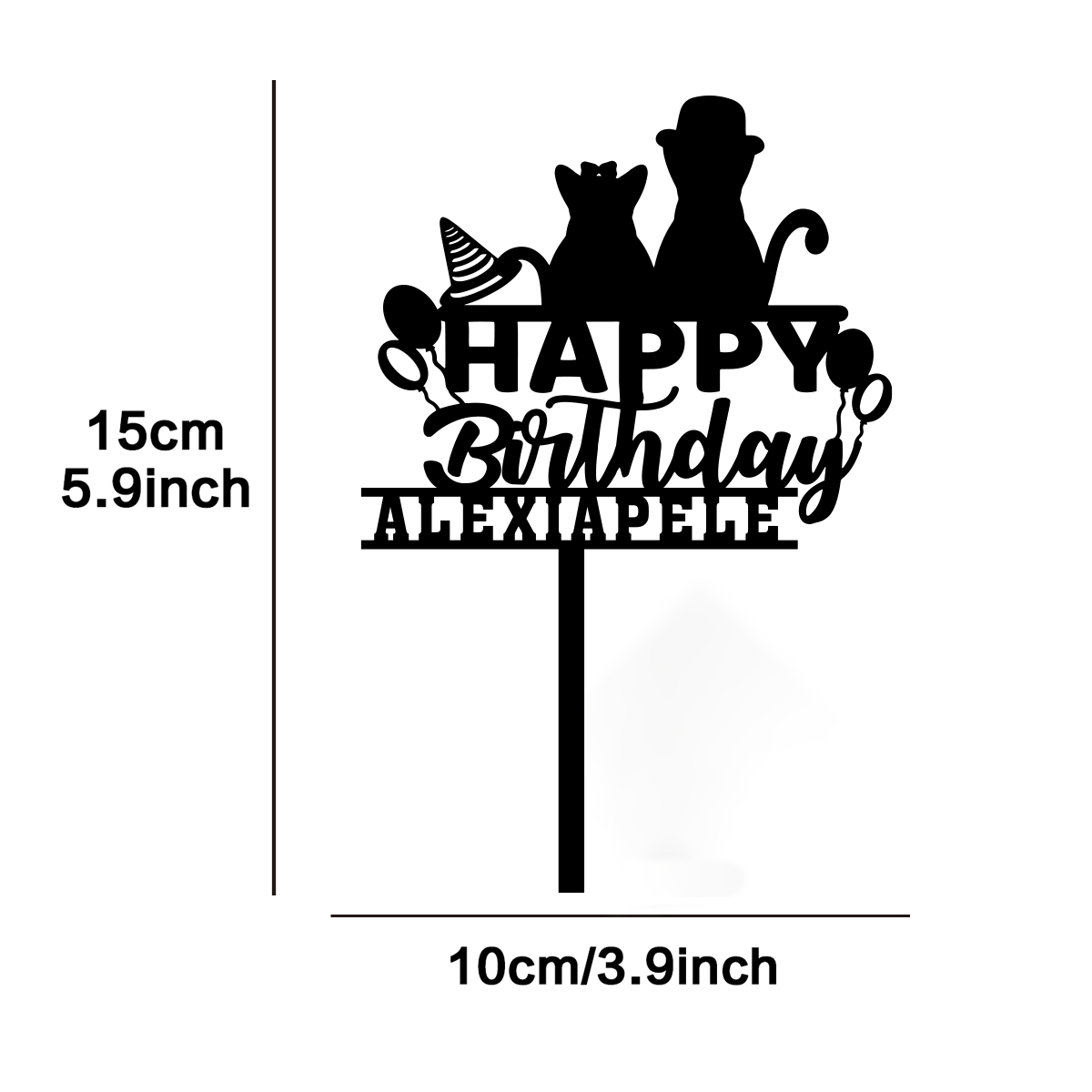 1PC DIY 誕生日の願いを動物でいっぱい詰め込んだカスタ - Party Supplies のレビューと価格