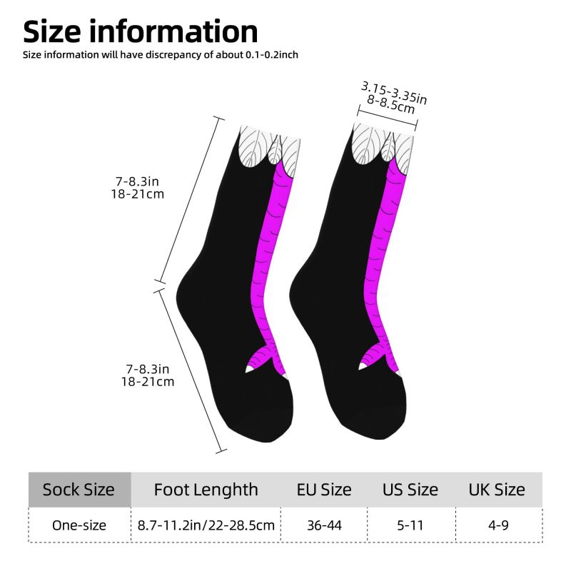 面白い鶏の足ドレスドレスソックス男性用女性用暖かいファッショ - Funny Chicken Leg Socks のレビューと価格