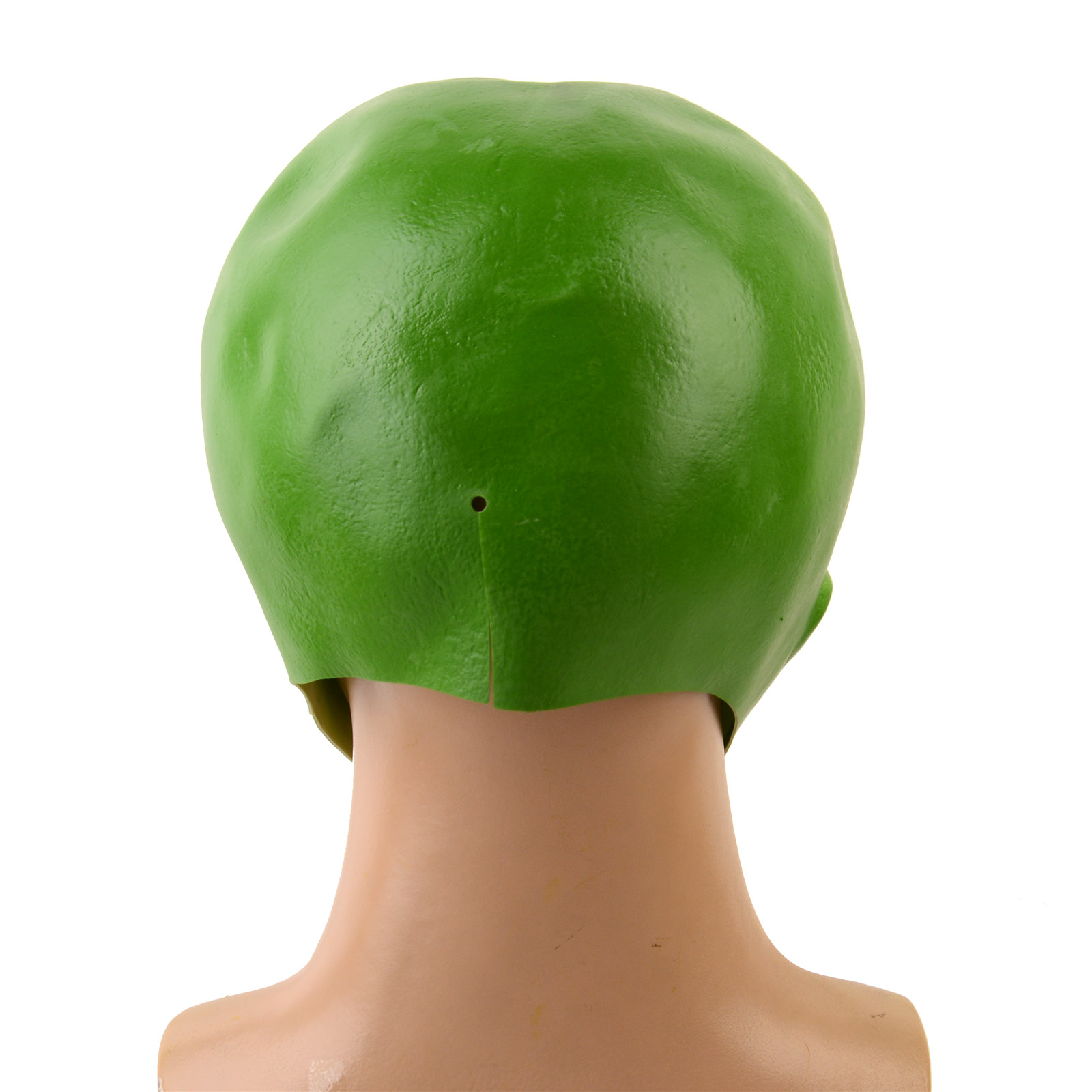 リアルなラテックス製グリーンエイリアンヘッドマスク1個、ハロ - Latex Alien Mask Realistic のレビューと価格