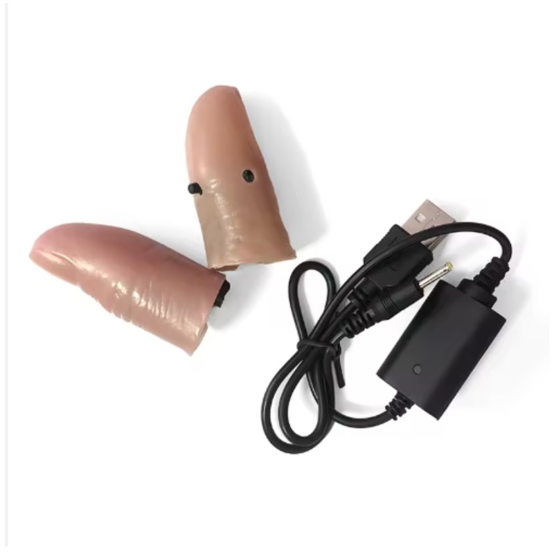 7色ライトペアセット充電式ブリリアントマジックライトマジック - Thumb Tip Magic Trick Set のレビューと価格