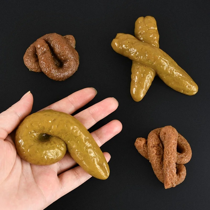 リアルな質感の安全で柔らかいプラスチック製の偽うんち 面白い - Fake Poop Gag Gift のレビューと価格