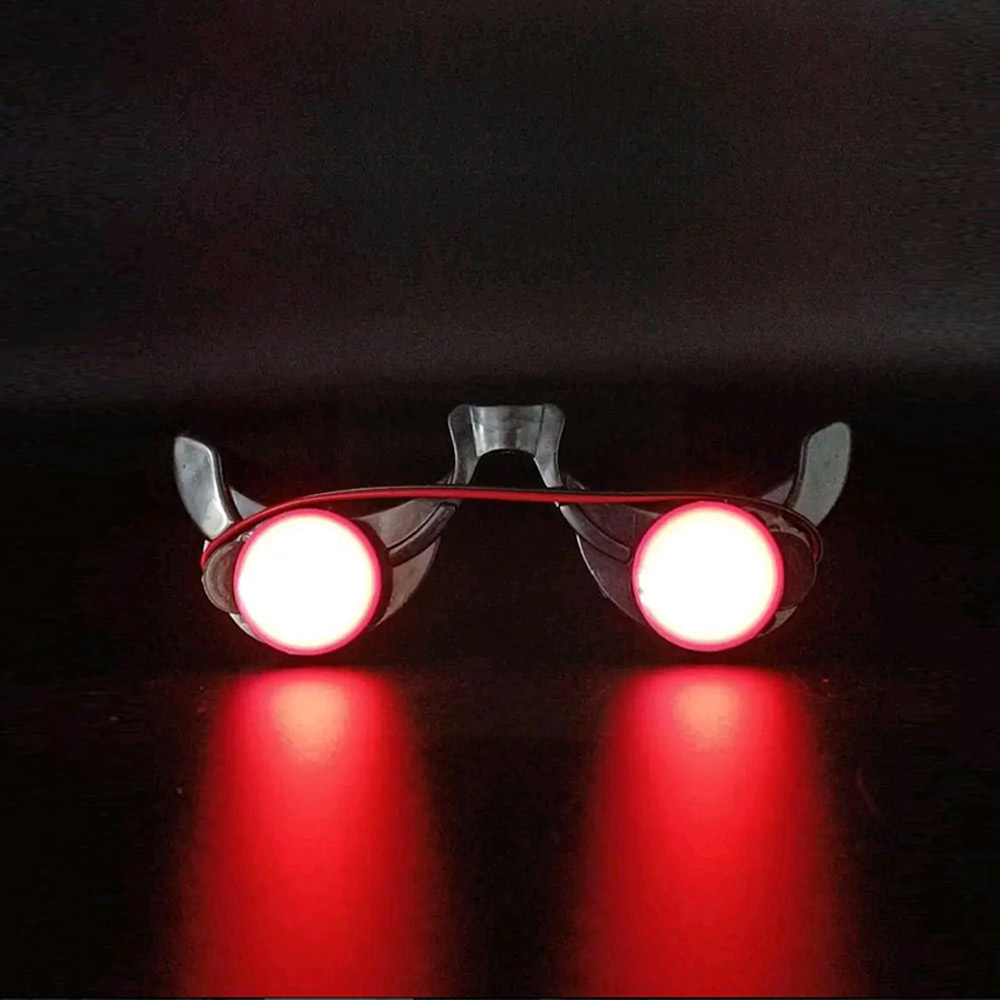 ハロウィーンのホラーレッドアイグラスのアクセサリー、面白い、 - Glow In The Dark Party Glasses のレビューと価格