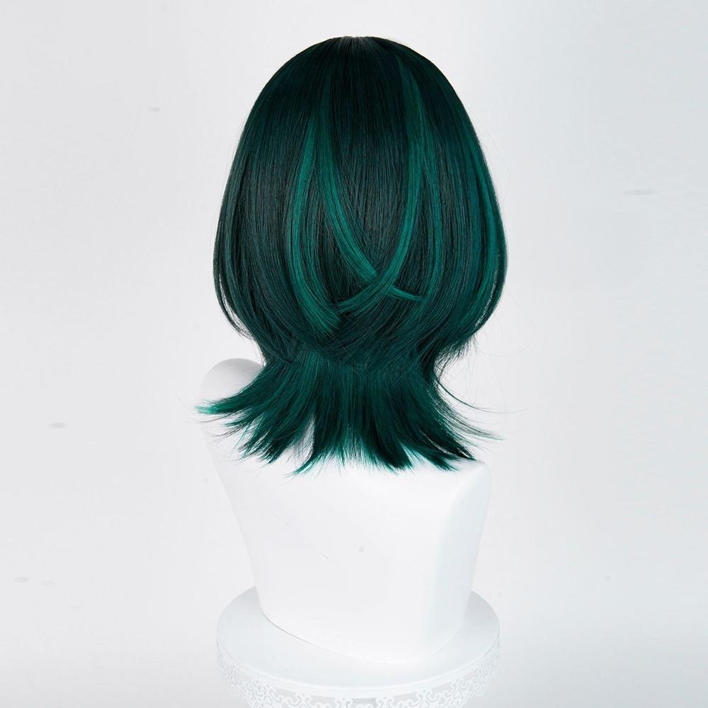 アニメネフェルコスプレウィッググリーンハイライトウィッグ女性 - Anime Cosplay Wig Heat Resistant のレビューと価格
