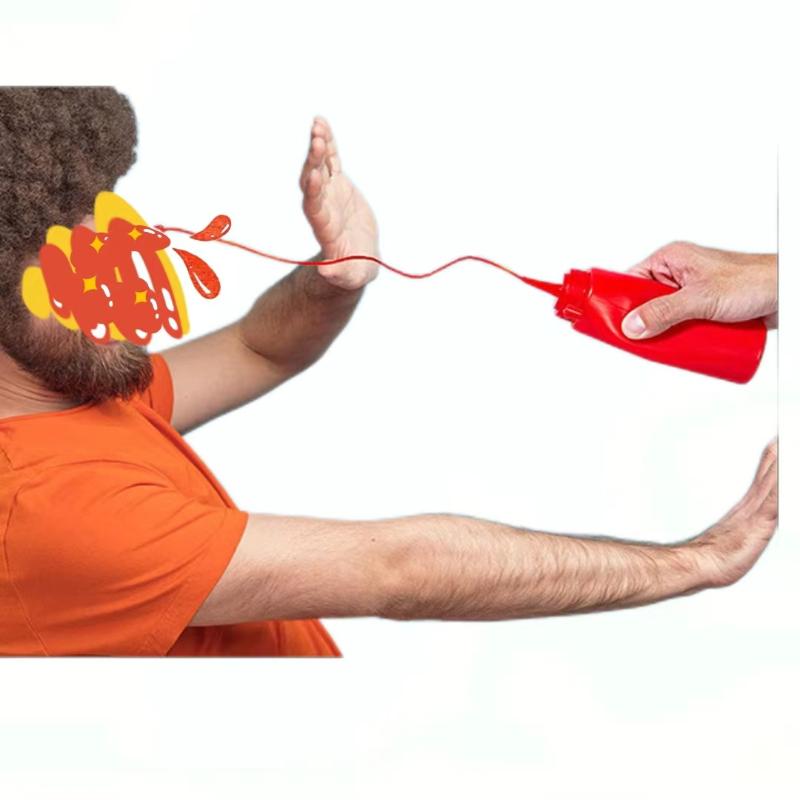 面白いいたずらケチャップボトル 実用的なジョーク トマトソー - Prank Toys のレビューと価格