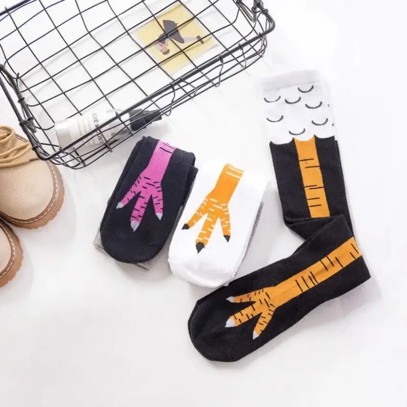 面白い鶏の足ストッキング オーバーニー圧力薄脚ロングストッキ - Funny Chicken Leg Socks のレビューと価格